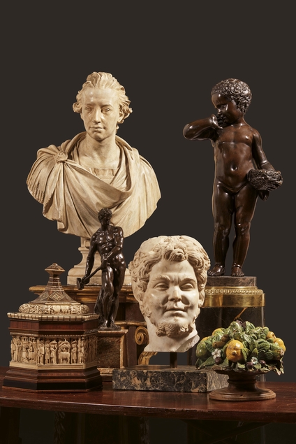 SCULPTURES AND WORKS OF ART FROM MIDDLE AGE TO 19TH CENTURY