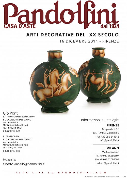 Arti decorative del sec. XX