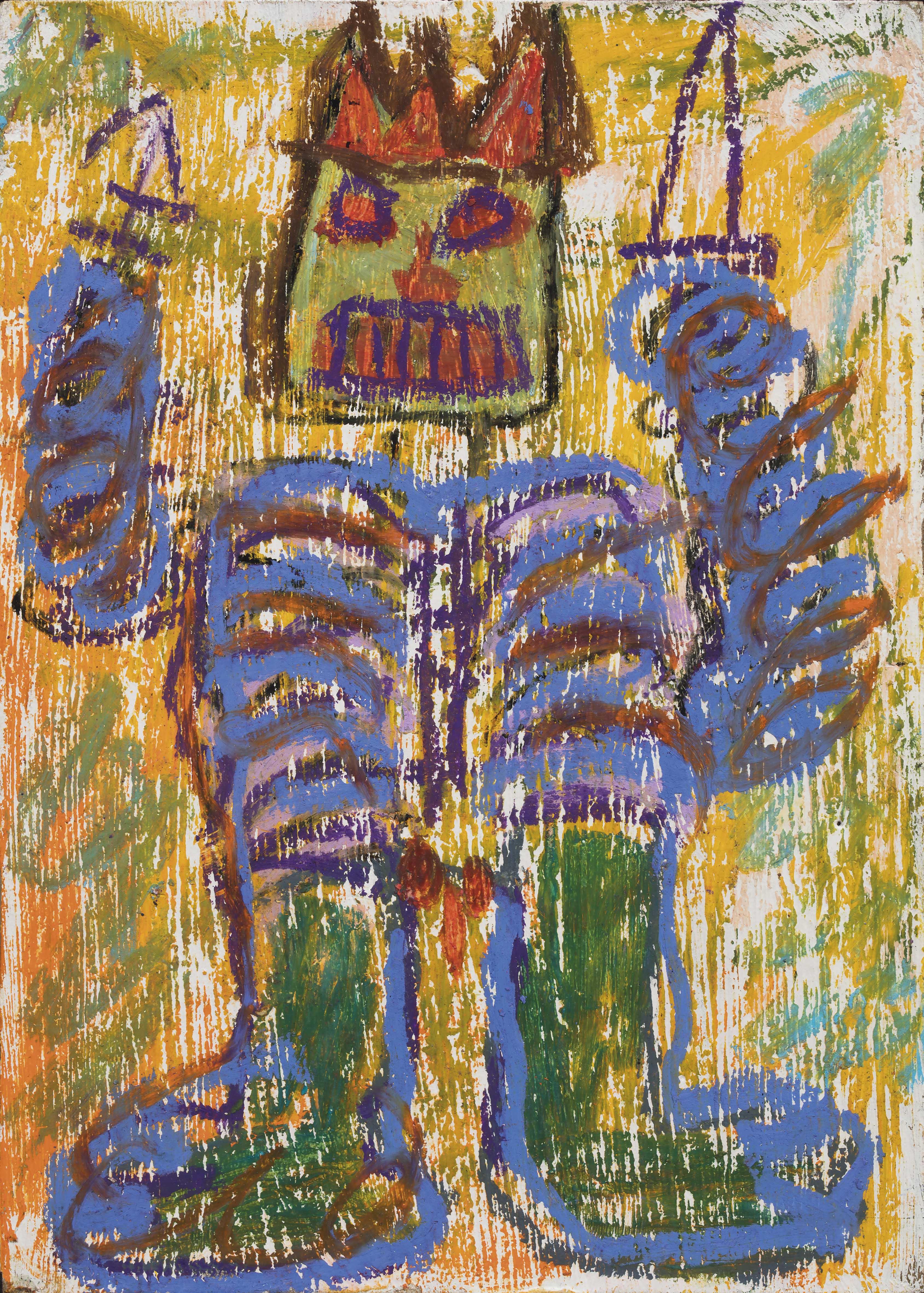 Le tre cartoline di basquiat sfiorano i 300.000 euro