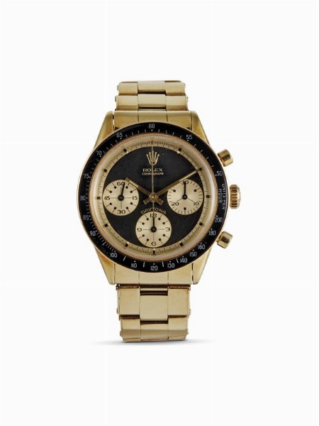 CRONOGRAFO ROLEX DAYTONA PAUL NEWMAN IN ORO 14KT REF 6241 N. 20842XX 
