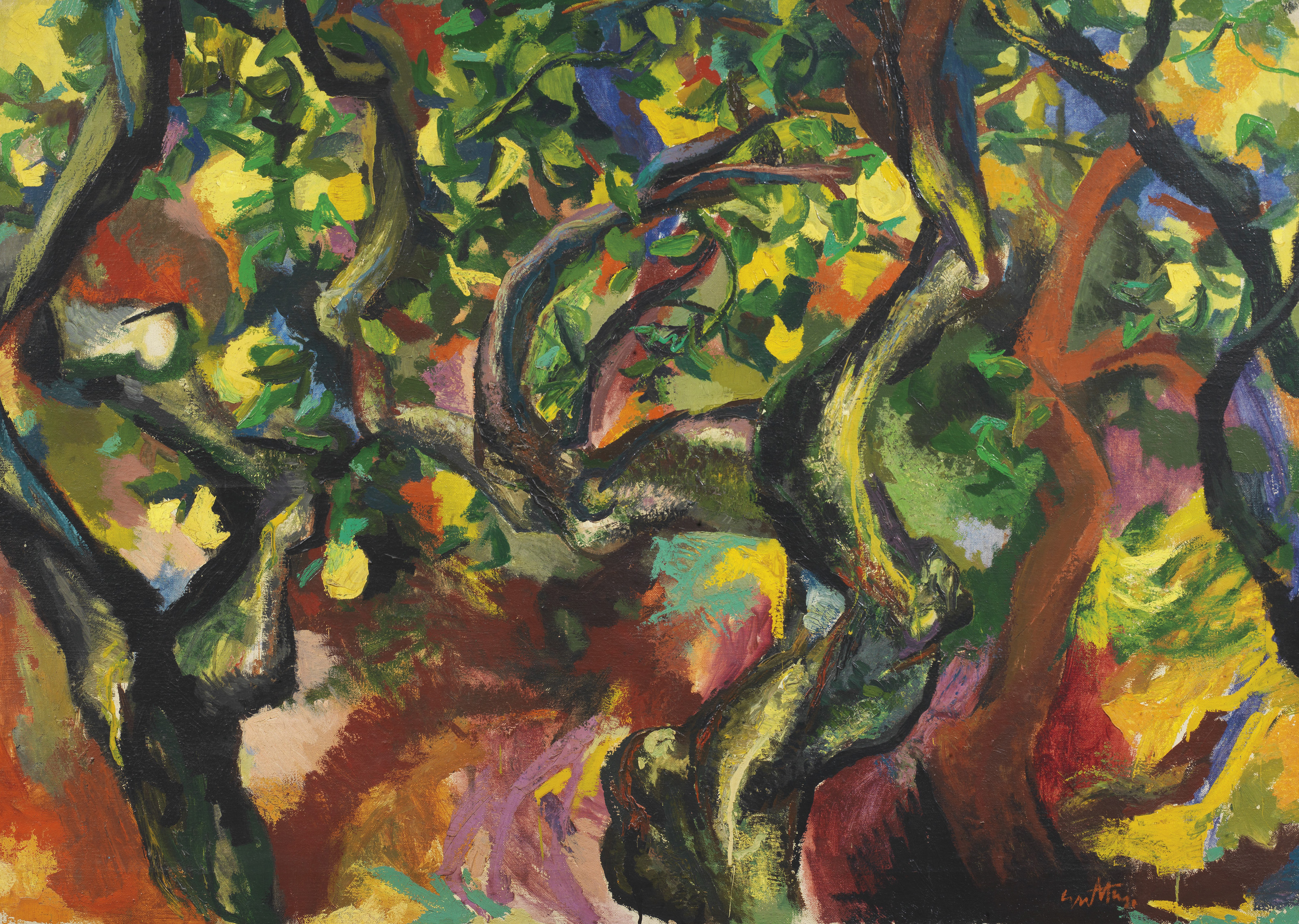 Aranceto. la natura di renato guttuso