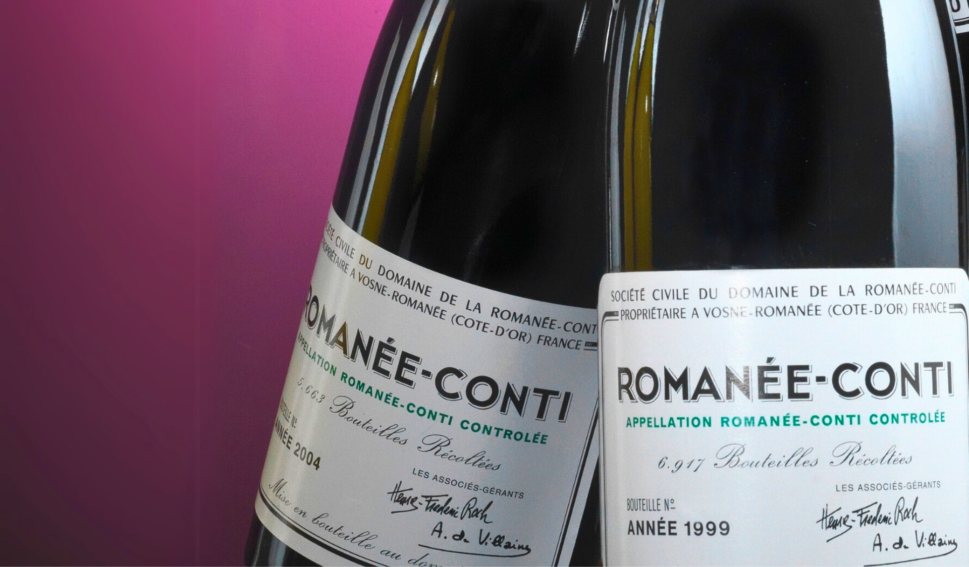 Fine and Rare Wine from a Single Owner Collection